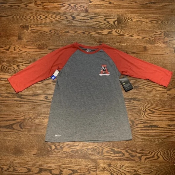 Nike Tops - NWT Nike Alabama Crimson Tide NCAA Dri-Fit Long Sleeve Shirt Red Large Athletic